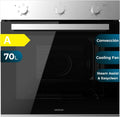 Cecotec Backofen, 2800 W, 70 L, Silber/Schwarz, Einbau- Multifunktion Bolero Hexa M236000 Line Time., 6 Funktionen