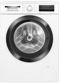 Bosch Waschmaschine, 8 kg, Weiß/Schwarz, WUU28T48, Serie 6, Unterbaufähige, 1400 UpM, Maximale Energie- und Wasserersparnis