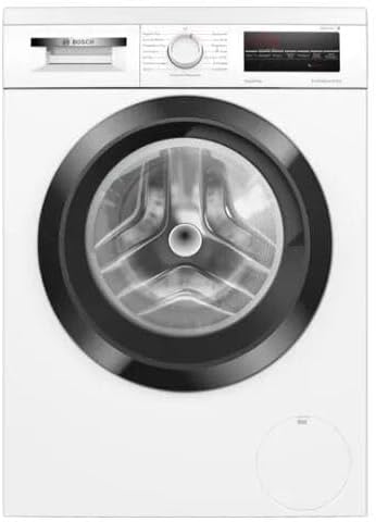 Bosch Waschmaschine, 8 kg, Weiß/Schwarz, WUU28T48, Serie 6, Unterbaufähige, 1400 UpM, Maximale Energie- und Wasserersparnis