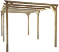habitat et jardin Carports, 2,4 m, Holz, Carport aus Solar II 3 x 5 x