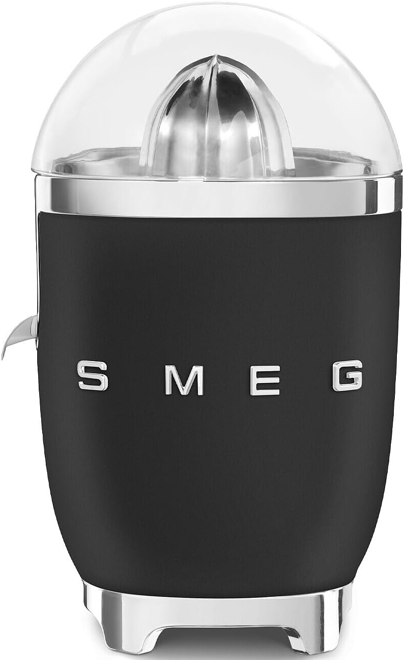 Smeg Zitruspresse cjf11 Zitruspressen, Schwarz, CJF01BLMEU, 50'S Style