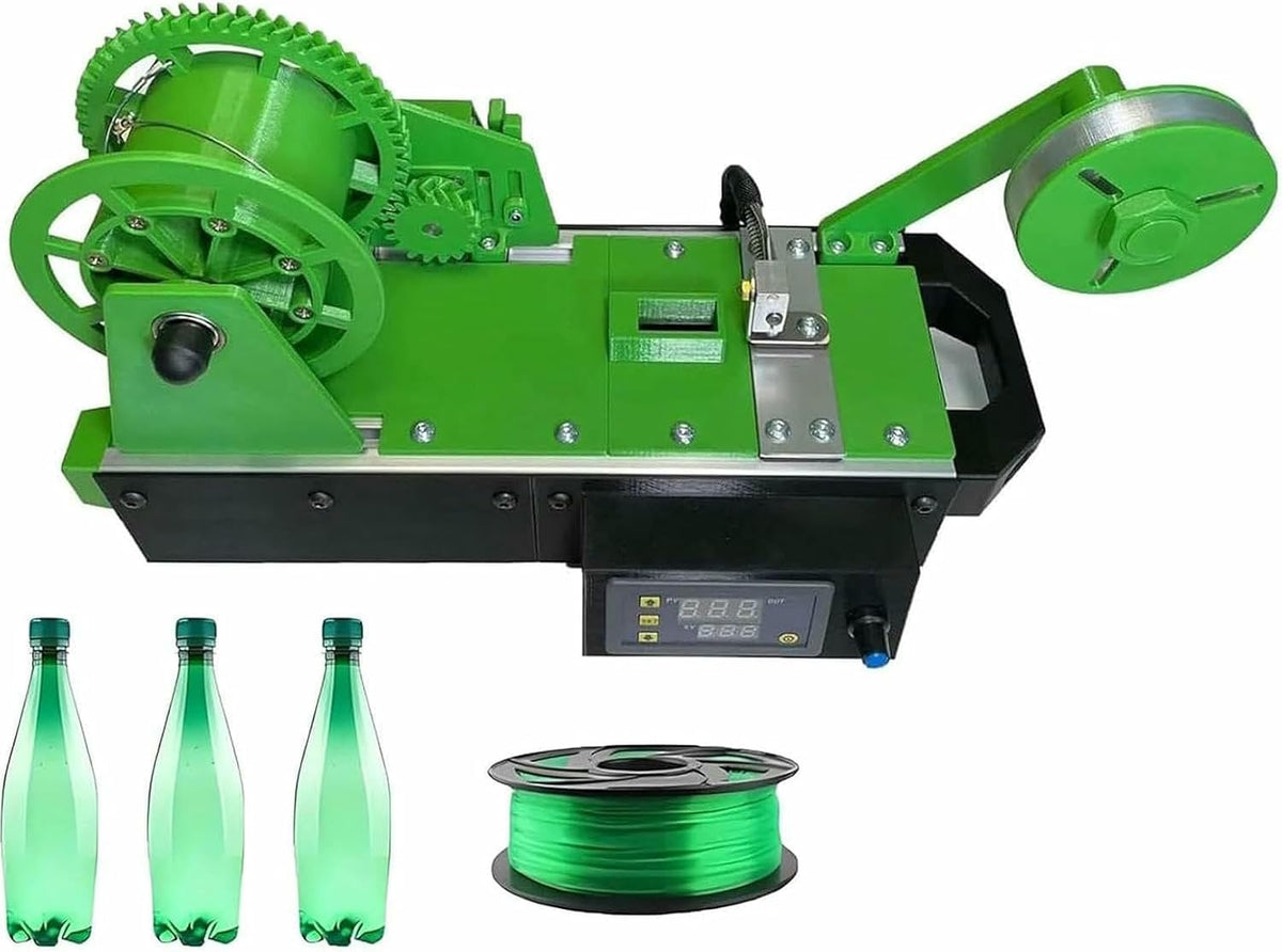 GFXYQPDNV 3D-Drucker, 150–200 W, Grün/Schwarz, Extruder-Filament-Maker-Maschine, Desktop-Filament-Maker-Maschine