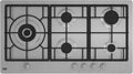 Beko Gasherd, Silber/Schwarz, Piano cottura HIML 95225 SXE