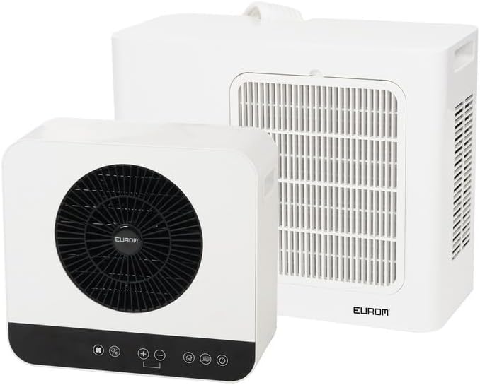 Eurom Split-Klimaanlage, 24 m, Weiß/Schwarz, Split Klimaanlage AC4201 Wifi + APP für Wohnwagen, Wohnmobil, Camping