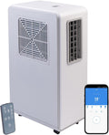 Sichler Haushaltsgeräte Luftentfeuchter, 500 W, Weiß, Air Conditioner: Mobile Klimaanlage ohne Abluftschlauch, 1.800 BTU/h