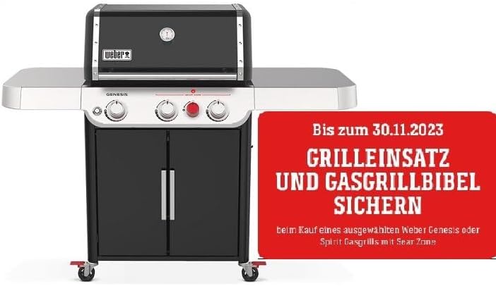 Weber 077924174858 Gasgrill, 077924174858, Schwarz, Genesis E-325s