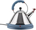 Alessi Teekessel, Hellblau/Silber, kabelfreier Wasserkocher aus Edelstahl mit Griff und, hellblau
