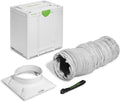 Festool Dunstabzugshaube, Weiß/Grün, Zuluftschlauch LS-SYS-AIR D200x6m
