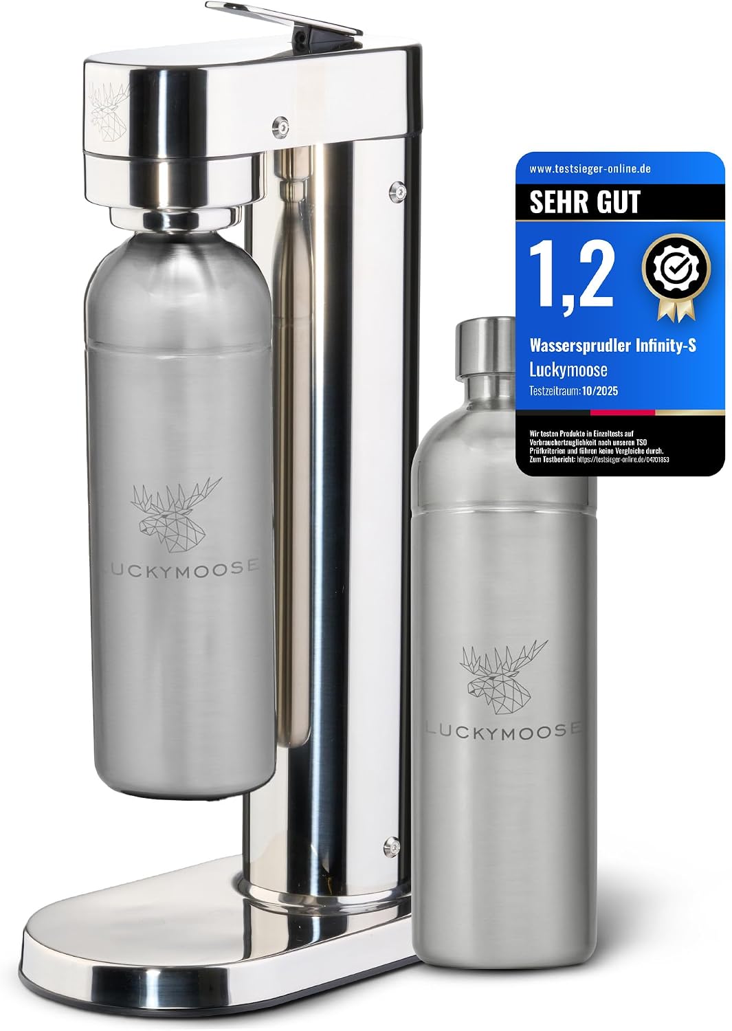 Luckymoose Küche Haushalt & Wohnen,Elektrische Küchengeräte,Spezialgeräte, 1,25 L, Silber