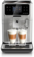WMF Kaffeevollautomat, Silber/Schwarz, Perfection 640 mit Milchsystem, 16 Getränkespezialitäten, Double Thermoblock
