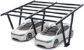 TODOME Carports, Anthrazit, Carport, Stahl, Modell 06 Structure Carport, (2-Sitzer)