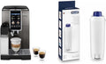 De'Longhi Kaffeevollautomat, Schwarz/Silber, Dinamica Plus ECAM380.95.TB, mit LatteCrema Milchsystem + Original Wasserfilter DLSC002