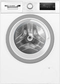 Wan28K43 Washing machine Waschmaschine, 60 cm, 8 kg, Weiß/Grau, BOSCH WAN28127 Serie 4, Frontlader mit Fassungsvermögen