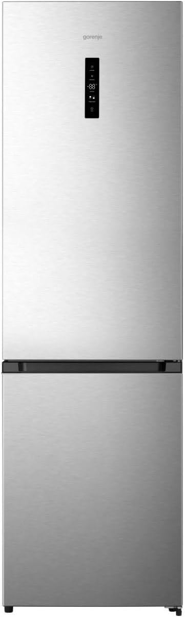 Gorenje Kühl-Gefrierkombination, 336 L, Silber, NRK620AAXL4 Kühl-Gefrier-Kombination freistehend NoFrost