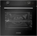 HEINNER Backofen, 72 L, Schwarz, Einbau- HBO-M7210GCDRC-GBK glas, Multifunktion mit 10 Programmen, Energieeffizienzklasse A+