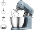 Kenwood Universalküchenmaschinen, 800 W, Blau/Silber, Go Küchenmaschine KZM35.000GY, platzsparend, inkl. 4-Liter-Schüssel
