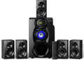 Bobtot Audiogerät, 1000 W, Schwarz/Blau, Kabelloses Surround Sound System für Heimkino, Surround-Lautsprecher, 8-Zoll-Subwoofer