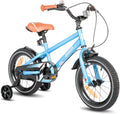 STITCH Fahrrad, 20 Zoll, Blau/Orange, 12/14/16/18/ Kinder für 2-11 jährige Jungen, 12/14/16/18/ Zoll für Jungen mit Stützräder