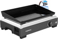 Campingaz Gasgrill, 2,8 kW, Schwarz/Silber, Othello 1 CV Gas-Plancha-Grillplatte, Kochplatte, Tragbarer Tischgrill